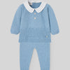 CONJUNTO ALGODON CASHEMERE "KOALA" AZUL RIVERA NIÑO BEBE