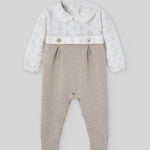 BOMBACHO LARGO ANGORA BEIGE "PONY"  NIÑO BEBE DE