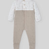 BOMBACHO LARGO ANGORA BEIGE "PONY"  NIÑO BEBE DE