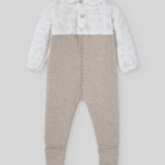 BOMBACHO LARGO ANGORA BEIGE "PONY"  NIÑO BEBE DE
