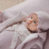 BOMBACHO LARGO PUNTO TELA "ERIZOS" ROSA NIÑA BEBE DE 1-9M