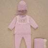 GORRO ALGODON  CASHMER ROSA AVENA "PASCUA"