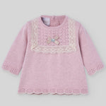 CONJUNTO PUNTO ROSA CASHMERE "PASCUA" NIÑA BEBE