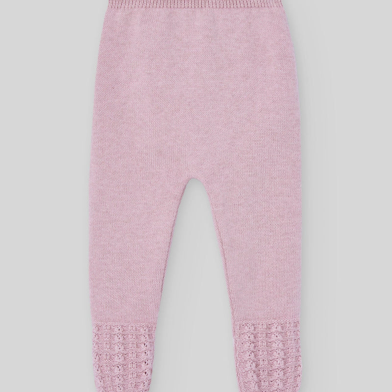 CONJUNTO PUNTO ROSA CASHMERE "PASCUA" NIÑA BEBE