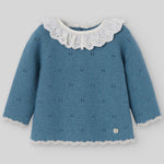 CONJUNTO PUNTO AZUL NILO "QUINTA" BEBE NIÑA