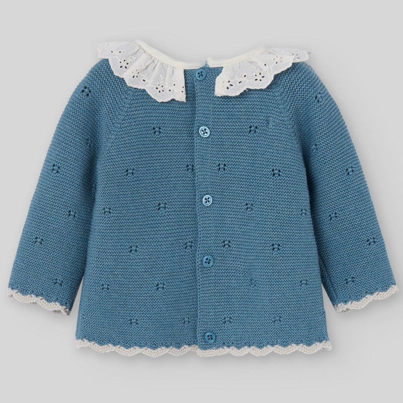 CONJUNTO PUNTO AZUL NILO "QUINTA" BEBE NIÑA