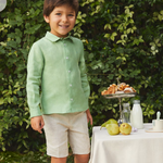 CONJUNTO LINO CAMISA VERDE NIÑO