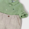 CONJUNTO LINO CAMISA VERDE NIÑO