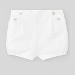 CONJUNTO BAUTIZO BEBE NIÑO BLANCO AURA