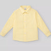 CAMISA NIÑO CUADROS AMARILLO PALMA  DE 24M A 10 AÑOS