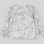 YUMPER PANA ROSA CON BLUSA FLORES "MARAVILLAS"