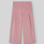 PANTALON PANA LARGO ROSA NOSTALGIA NIÑA DE 2-10 AÑOS MARAVILLAS"