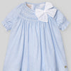 VESTIDO ESTAMPADO AZUL CIELO "VENTO" NIÑA BEBE DE 12M-4 AÑOS