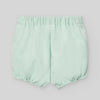 CONJUNTO BLUSA CON PANTALON CORTO VERDE AGUA "EIDO" NIÑO BEBE DE 6 M-24M