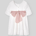 VESTIDO CEREMONIA BORDADO CRUDO "CEREMONIA" DE 3-8 AÑOS