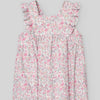 VESTIDO ESTAMPADO FLORES "CLAVEL" de 12M-6 AÑOS