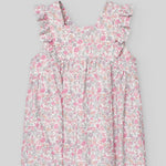 VESTIDO ESTAMPADO FLORES "CLAVEL" de 12M-6 AÑOS