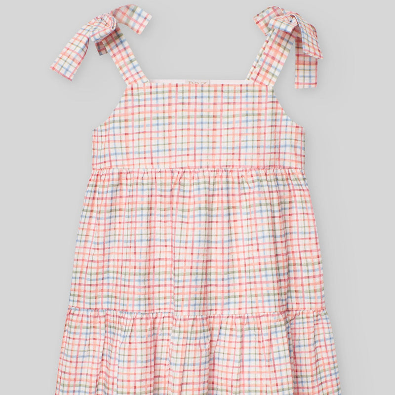 VESTIDO CUADROS “GRANJA” NIÑA DE 4 -10 AÑOS