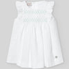 VESTIDO PLUMETI Y NIDO DE ABEJA "EIDO" NIÑA 6M-4 AÑOS