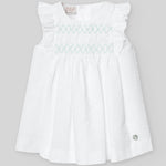 VESTIDO PLUMETI Y NIDO DE ABEJA "EIDO" NIÑA 6M-4 AÑOS