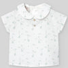 PETO CON CAMISA ELEFANTES "EIDO" VERDE AGUA NIÑO BEBE 3M-18M