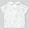 PETO CON CAMISA ELEFANTES "EIDO" VERDE AGUA NIÑO BEBE 3M-18M