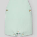 PETO CON CAMISA ELEFANTES "EIDO" VERDE AGUA NIÑO BEBE 3M-18M