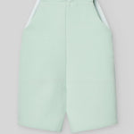 PETO CON CAMISA ELEFANTES "EIDO" VERDE AGUA NIÑO BEBE 3M-18M