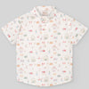 CONJUNTO CAMISA ESTAMPADA “GRANJA “ NIÑO DE 12M-4 AÑOS