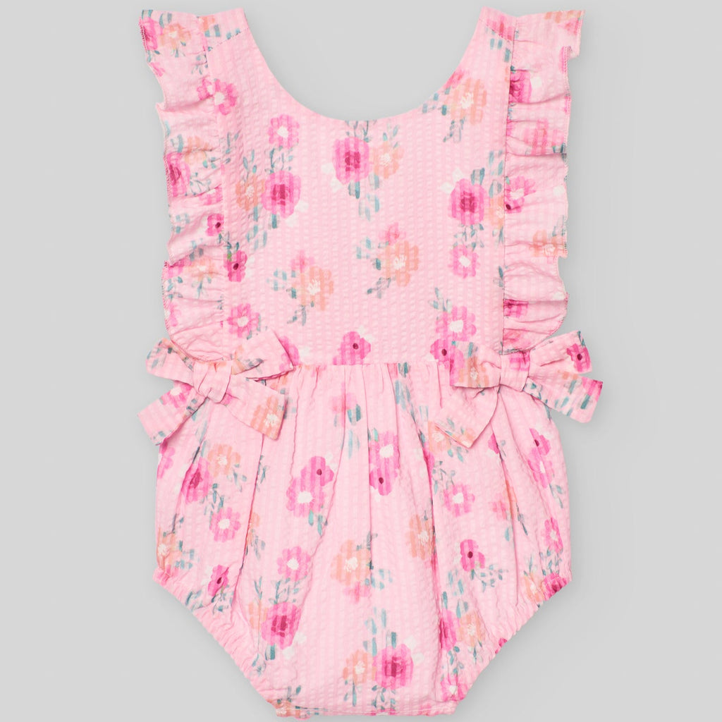 BOMBACHO TELA  "FLOR" NIÑA BEBE DE 3M-18M