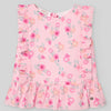 CONJUNTO BLUSA FLORES CON BERMUDA BLANCA "FLOR" NIÑA DE 2-10 AÑOS