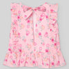 CONJUNTO BLUSA FLORES CON BERMUDA BLANCA "FLOR" NIÑA DE 2-10 AÑOS