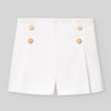 CONJUNTO BLUSA FLORES CON BERMUDA BLANCA "FLOR" NIÑA DE 2-10 AÑOS