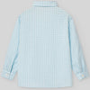 CAMISA CUADROS TURQUESA NIÑO