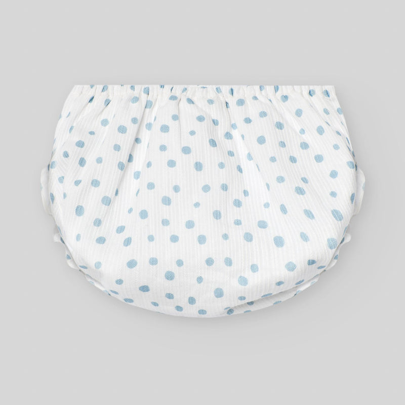 CONJUNTO SUETER CUELLO BORDADO A JGO BRAGA OPALO"SERAN" NIÑA BEBE DE 3M-12M