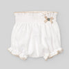 CONJUNTO SUETER CON CUBREPAÑAL PLUMETY "LINO" NIÑA BEBE DE 3M-12M