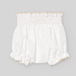 CONJUNTO SUETER CON CUBREPAÑAL PLUMETY "LINO" NIÑA BEBE DE 3M-12M