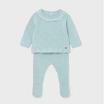 CONJUNTO PUNTO ALGODON NIÑA BEBE DE 0-1M-6-9M