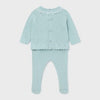 CONJUNTO PUNTO ALGODON NIÑA BEBE DE 0-1M-6-9M