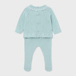 CONJUNTO PUNTO ALGODON NIÑA BEBE DE 0-1M-6-9M