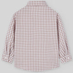 CAMISA CUADROS ANGORA "SETITAS" NIÑO DE 2-10 AÑOS