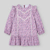 VESTIDO FLORES VIOLETA  NIÑA DE 2-12 AÑOS