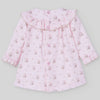 VESTIDO ROSA PALO "PASCUA" NIÑA BEBE DE 12M-24M