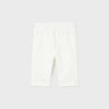 PANTALON LINO BLANCO NIÑO BEBE DE 2-4M-18M