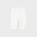 PANTALON LINO BLANCO NIÑO BEBE DE 2-4M-18M