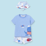 CONJUNTO BAÑO 3 PZAS BEBE NIÑO DE 4-6M-18M