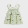 VESTIDO FLORAL HOLANES  NIÑA BEBE DE 6M-3 AÑOS