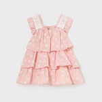 VESTIDO FLORAL HOLANES  NIÑA BEBE DE 6M-3 AÑOS