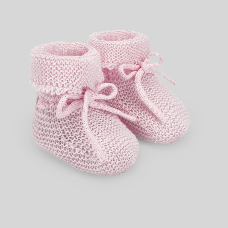 ZAPATOS TEJIDOS ROSA ALGODON BEBE NIÑA ESENCIAL