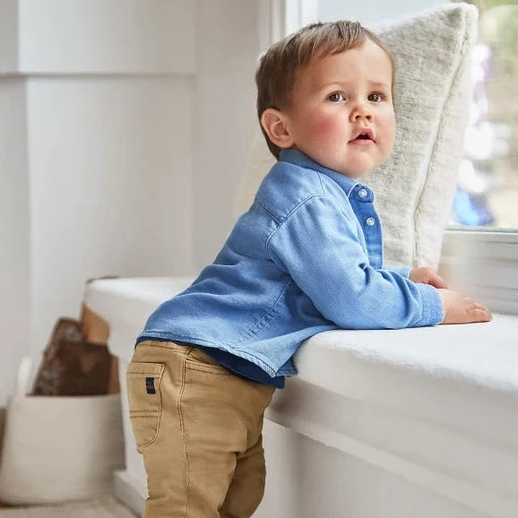 PANTALON LARGO BEBE NIÑO DE 6M A 36M